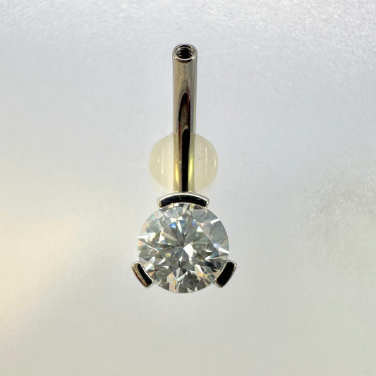 Three Prong 6mm POST ONLY -  Navel Curve