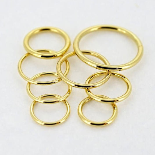 Plain Gold Seam Ring