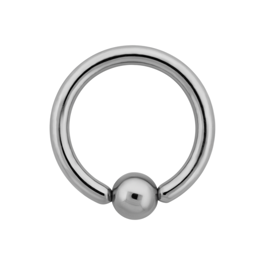 Captive Bead Ring - Titanium (No Bead)