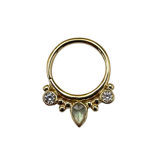 Eden Pear Seam Ring