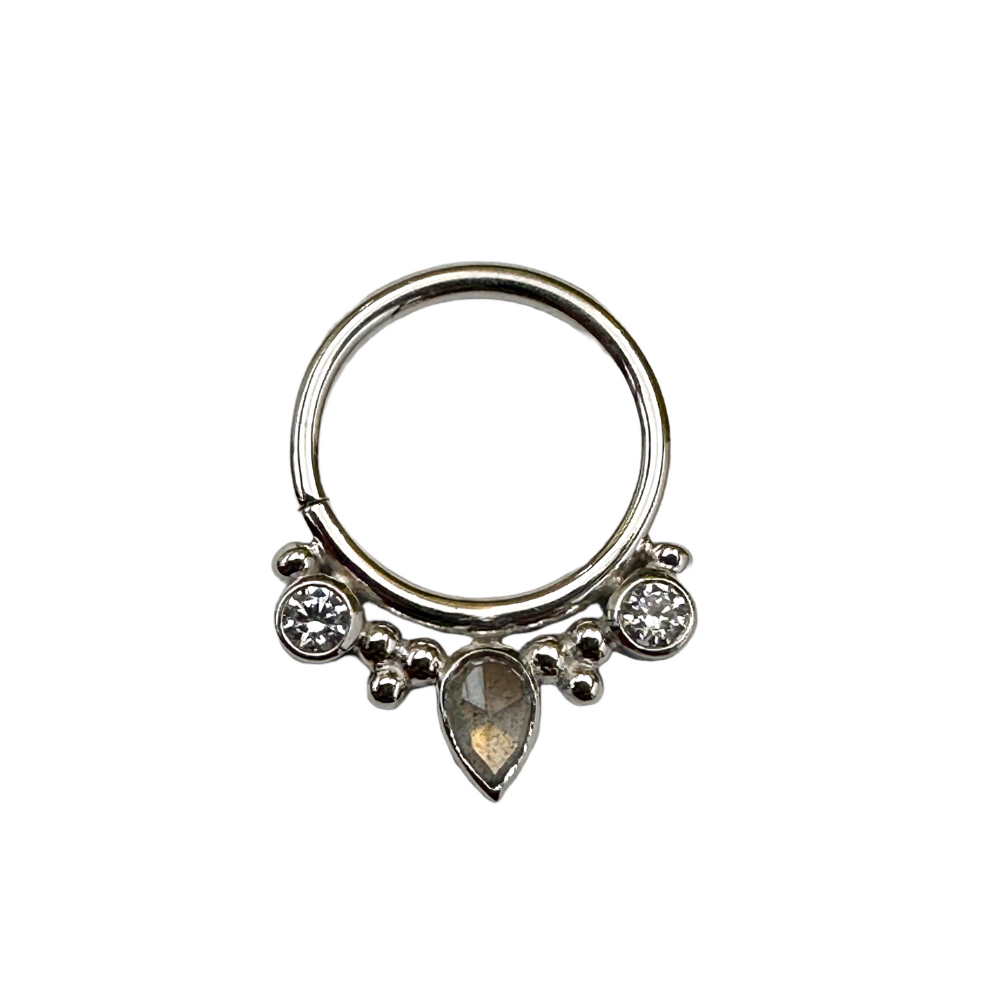 Eden Pear Seam Ring