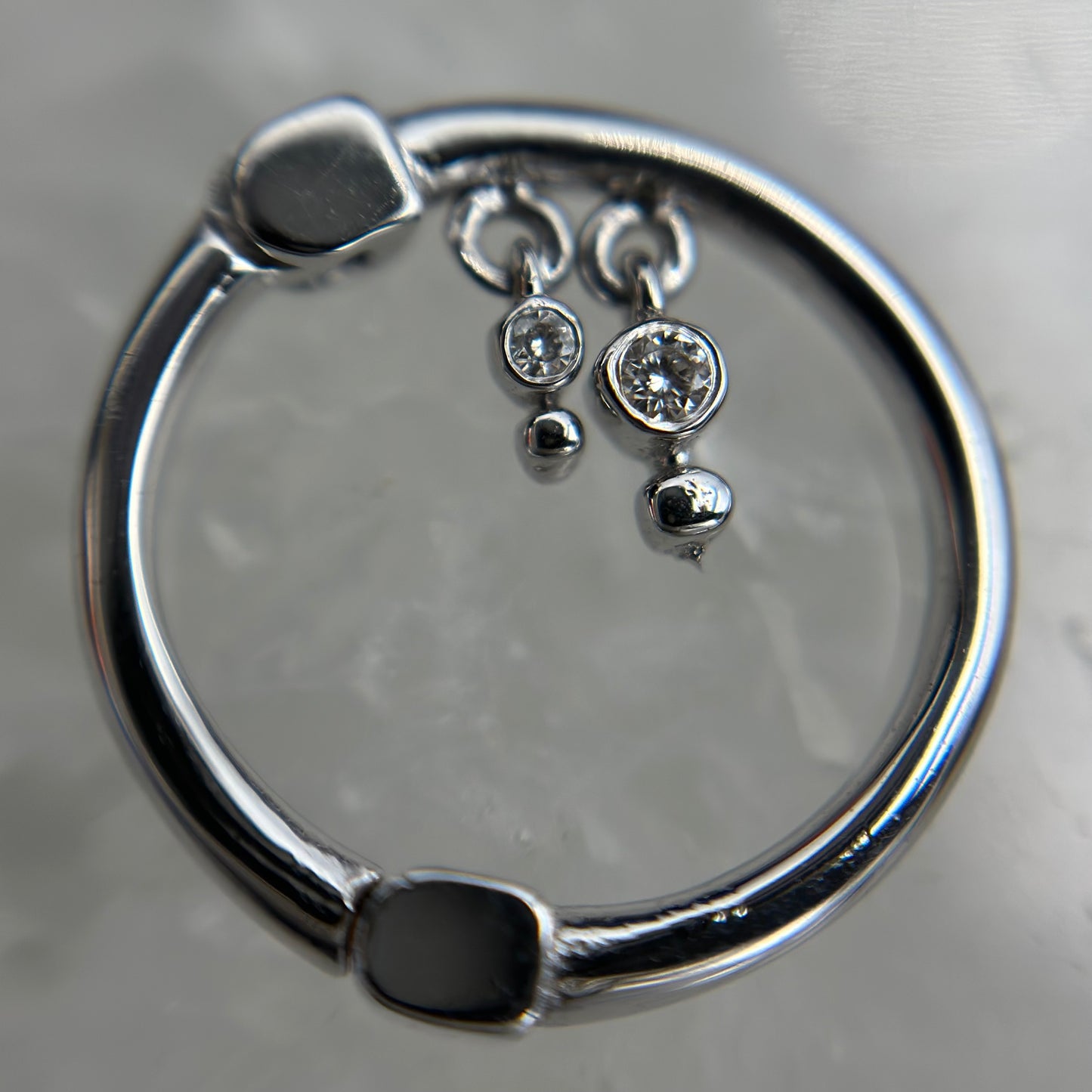 Liminality Dangle Hinge RIng