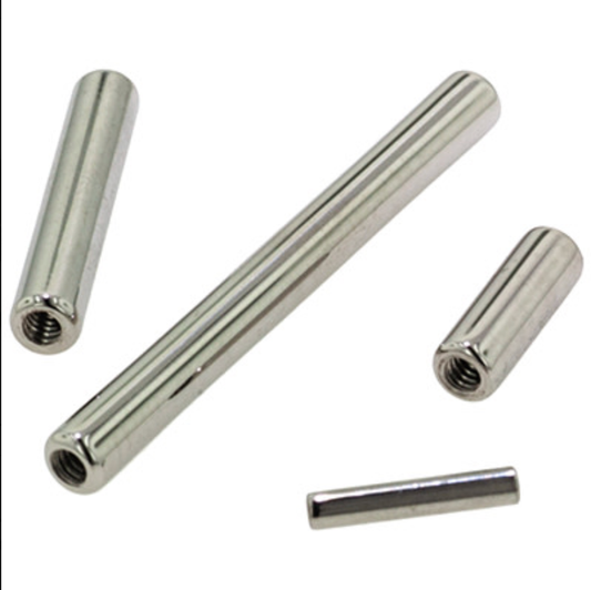 Internally Threaded - Straight Barbell - POST ONLY - Titanium